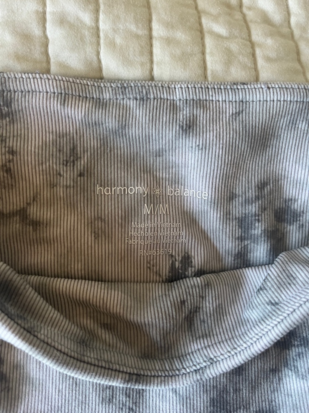 Tie-Dye Ribbed Lounge Set - Green & Gray - Picture 6 of 12